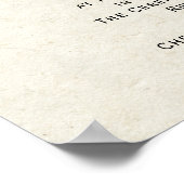 Poster Holy Matrimony ♥ Certificat Mariage (Coin)