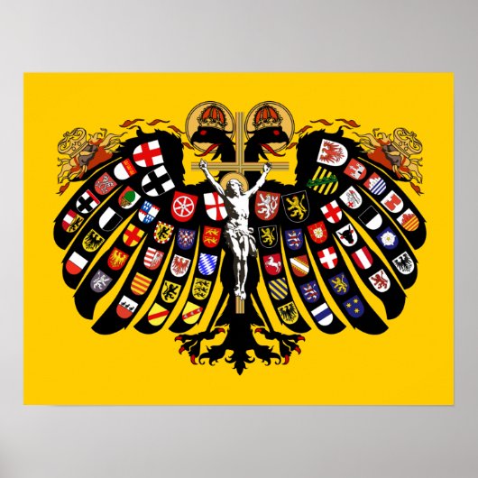 Poster Holy Roman Empire Flag (Devant)