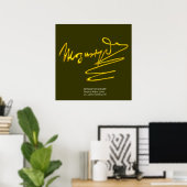 POSTER HOMAGE À MOZART (Bureau à domicile)