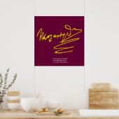 Poster HOMAGE À MOZART, taille colossale (Cuisine)