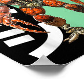 Poster Homard Bitcoin (btc Crypto Statement & ; Anime (Coin)