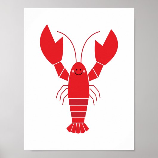 Poster Homard du Maine (Devant)