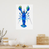 Poster Homard en bleu (Cuisine)