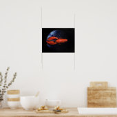 Poster Homard sur plaque Tiffany (Cuisine)