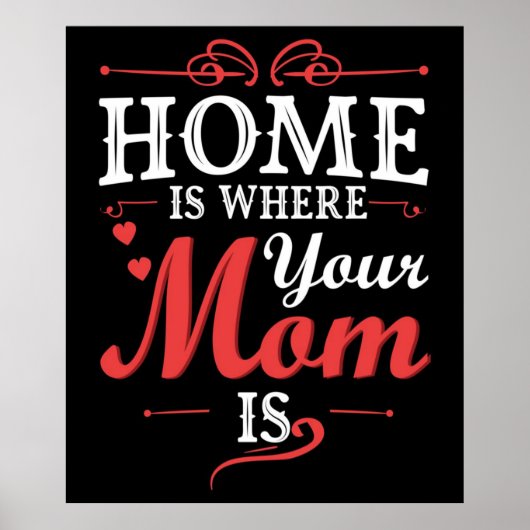 Poster Home Is Where Your Mama Is (Devant)