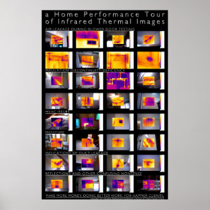 Poster Home Performance Tour of Infrared Thermal Images