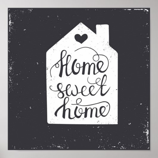 Poster Home Sweet Home (Devant)
