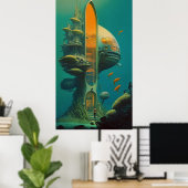 Poster Home Sweet Home (Bureau à domicile)