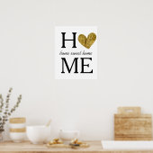 Poster Home Sweet Home (Cuisine)