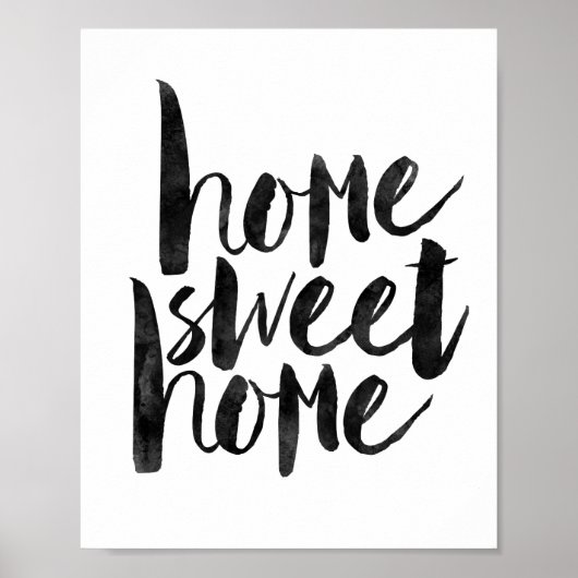 Poster Home Sweet Home (Devant)