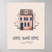 Poster Home Sweet Home (Devant)