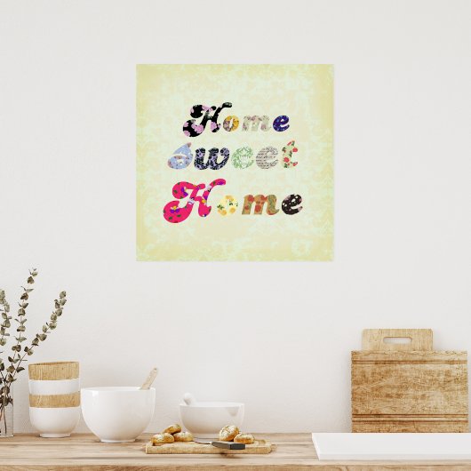Poster Home Sweet Home (Cuisine)