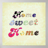 Poster Home Sweet Home (Devant)