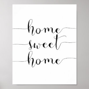 Poster Home Sweet Home