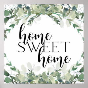 Poster Home Sweet Home Agritourisme