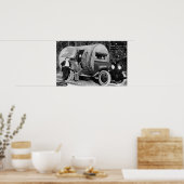 Poster Home Sweet Home dans un sapin (Cuisine)