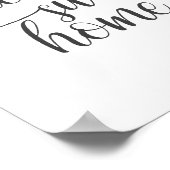 Poster Home Sweet Home Imprimer (Coin)