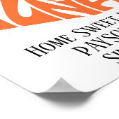 Poster Home Sweet Home Payson Arizona Orange State Map (Coin)
