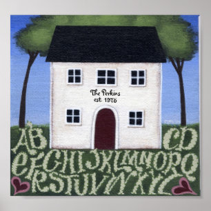 Poster Home Sweet Home Sampler