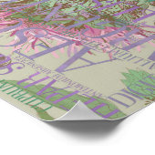 Poster Homéopathie - Art Word avec remèdes (Coin)