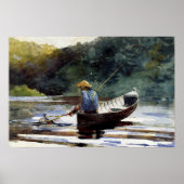 Poster Homer - Boy Fishing (Devant)