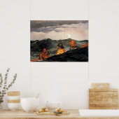 Poster Homer - Embrasser la lune (Cuisine)