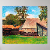 Poster Homer - Ferme avec canards et poulets, (Devant)