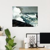 Poster Homer - Noreaster, peinture d'art, (Bureau à domicile)
