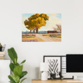 Poster Homestead par Maynard Dixon (Bureau à domicile)