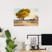 Poster Homestead par Maynard Dixon (Bureau à domicile)