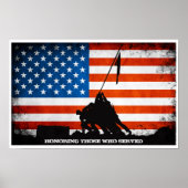 Poster Hommage à ceux qui ont servi - Jour des anciens co (Devant)