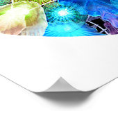 Poster "Hommage à Chihuly" Mandala Poster/ Imprimer (Coin)