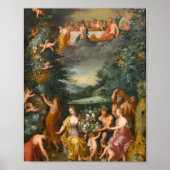 Poster Hommage à la déesse Flora, Fête des Dieux (Devant)