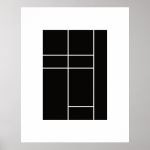 Poster Hommage à Mondrian 1.2