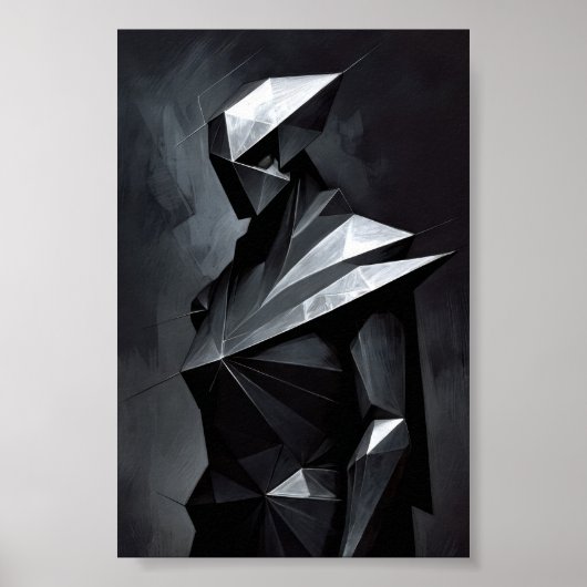 Poster Hommage au futurisme, 1920 "Concept Polyèdre" (Devant)