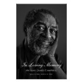 Poster Hommage aux funérailles commémoratives (Devant)