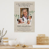 Poster Hommage aux funérailles de 2ftx3ft Eucalyptus (Cuisine)