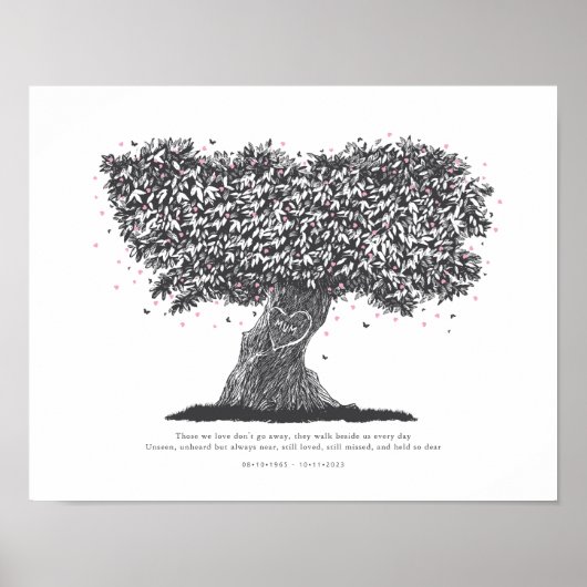 Poster Hommage commémoratif à maman Cadeau de sympathie p (Devant)