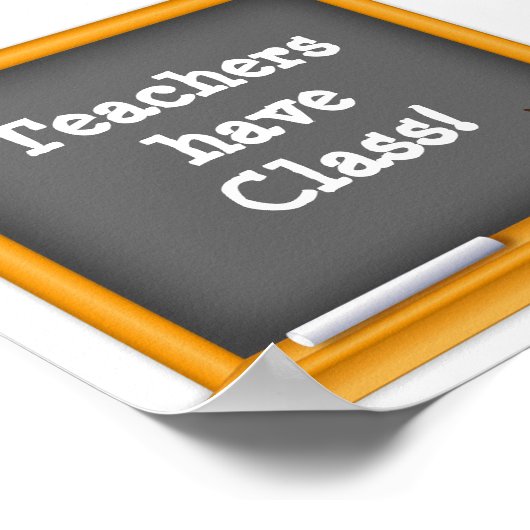 Poster Hommage de l'enseignant (Coin)