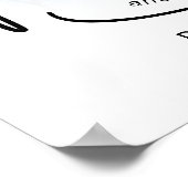 Poster Hommage Mémorial Décès Funérailles (Coin)