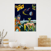 Poster Hommage Retro Science Fiction (Cuisine)