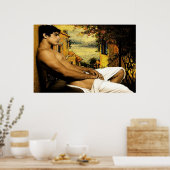 Poster homme, (Cuisine)