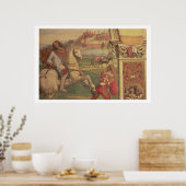 Poster Homme à cheval, de la Vie de Saint Benoît (f (Cuisine)