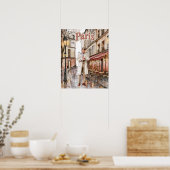 Poster Homme à Paris (Cuisine)