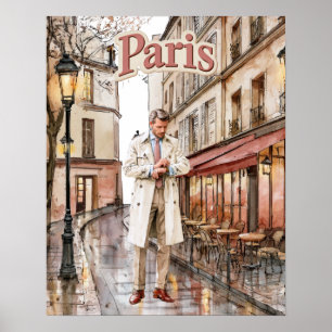 Poster Homme à Paris