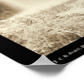 Poster Homme à Spearfish Falls Black Hills SD 1889 (Coin)