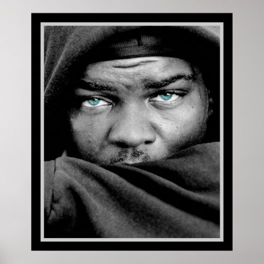 Poster Homme africain (Devant)