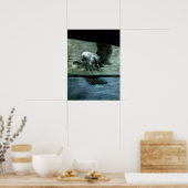 Poster Homme avec chien (Cuisine)