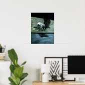 Poster Homme avec chien (Bureau à domicile)