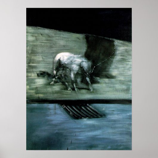 Poster Homme avec chien (Devant)